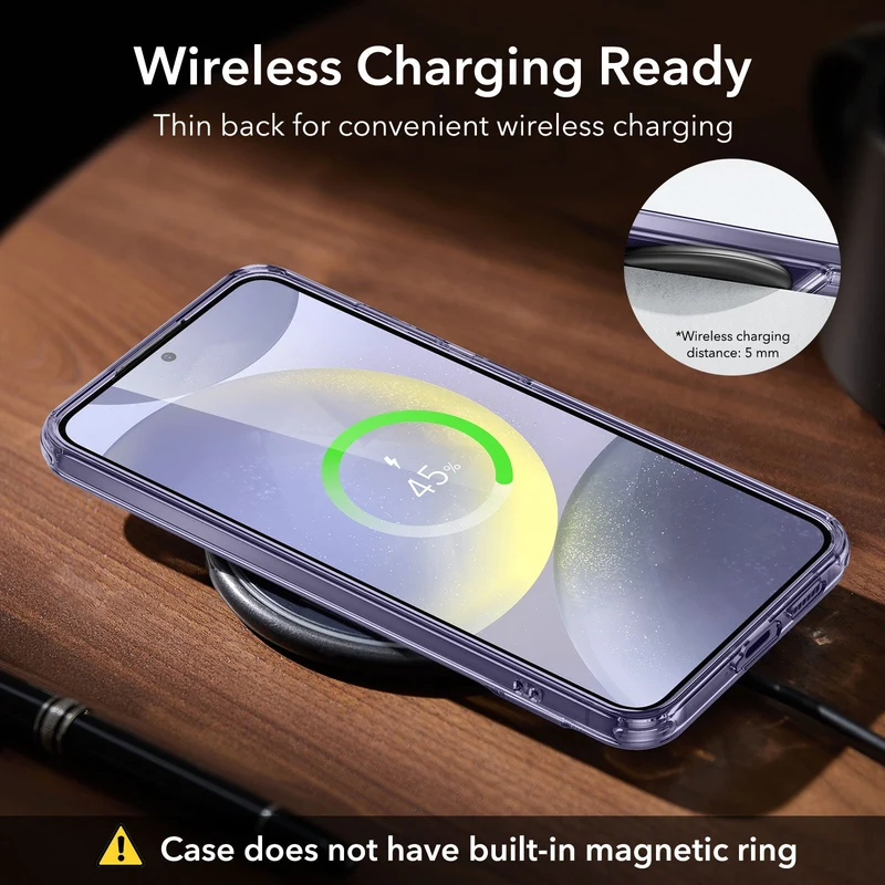 Galaxy S24 Boost Kickstand Case - Clear Purple