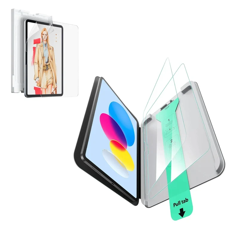 iPad 11" (A16, 2025) Paper-Feel Screen Protector Set - 2 Paper-Feel + 2 UltraFit Classic