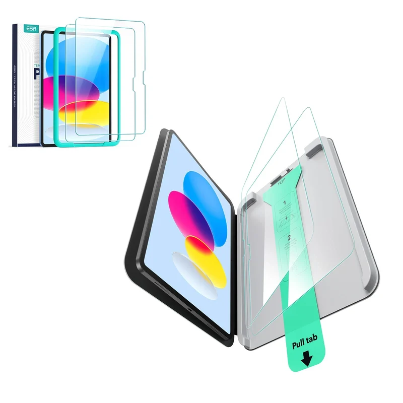 iPad 11" (A16, 2025) Paper-Feel Tempered-Glass Screen Protector Set - 2 Paper-Feel Tempered-Glass + 2 UltraFit Classic
