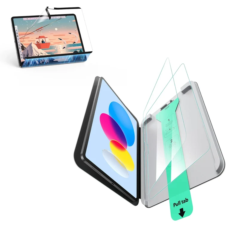 iPad 11" (A16, 2025) Paper-Feel Magnetic Screen Protector Set - 1 Paper-Feel Magnetic + 2 UltraFit Classic