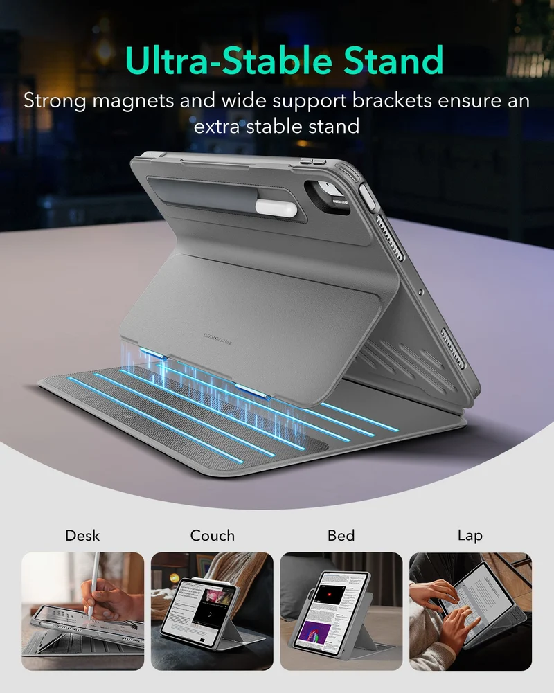 iPad Air 11" (2025) Shift Magnetic Case - Gray