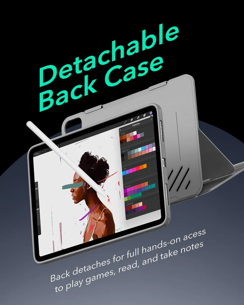 iPad Air 11" (2025) Shift Magnetic Case - Gray