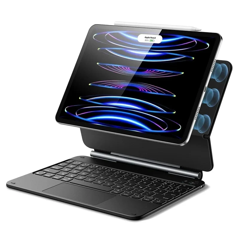 iPad Air 11” (2024) Rebound Magnetic Keyboard Case - US Layout-Black