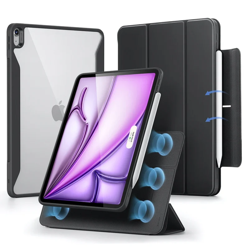 iPad Air 13″ (2025) Rebound Hybrid Case 360 - Black