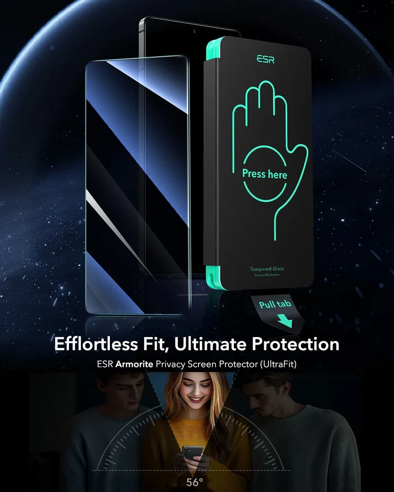 Galaxy S25 Ultra Armorite Privacy Screen Protector (UltraFit) - 3 Pack
