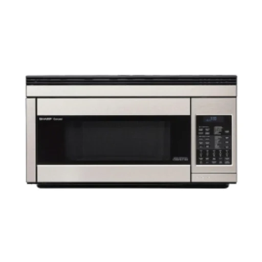 SHARP R1874TY Carousel? Over-the-Range Microwave Oven ? 1.1 cu. ft., 850W, Stainless Steel