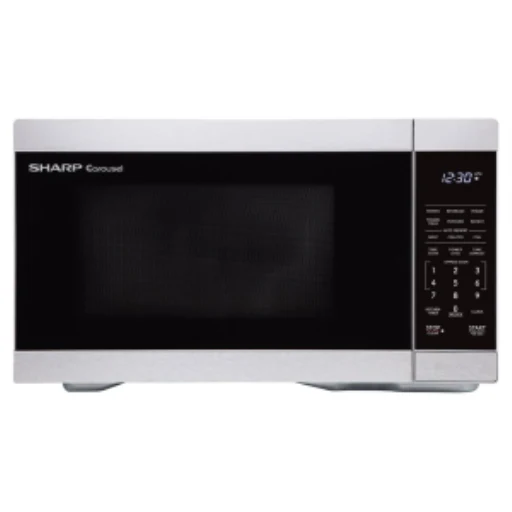 SHARP SMC1162KSC Carousel? Countertop Microwave Oven 1.1 cu. ft. 900W Stainless Steel