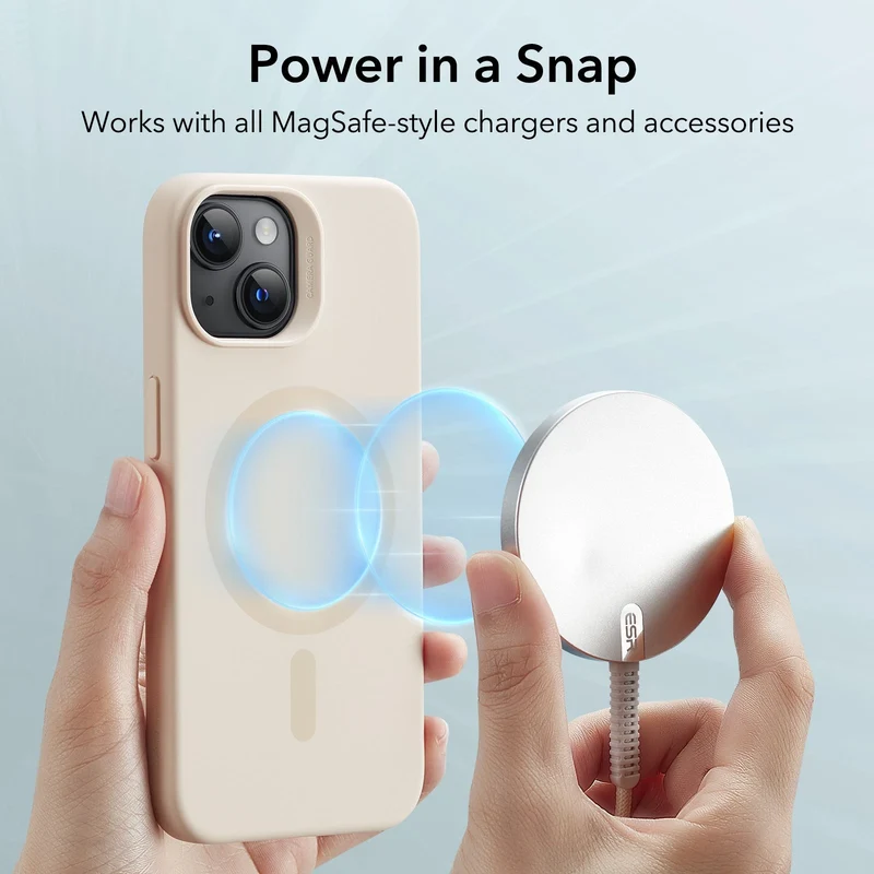 iPhone 15 Cloud Soft Case (HaloLock) - Dark Blue