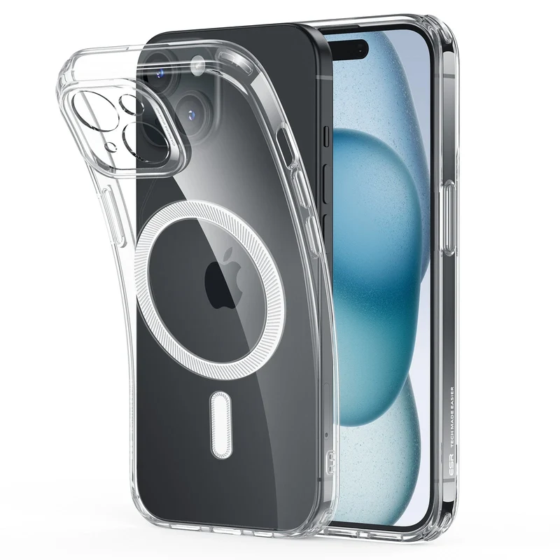 iPhone 15 Plus Zero Clear Case (HaloLock) - Clear