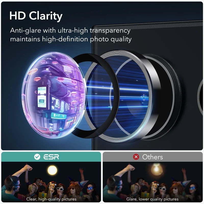 Galaxy S24 Ultra Armorite Camera Lens Protectors - Chromatic