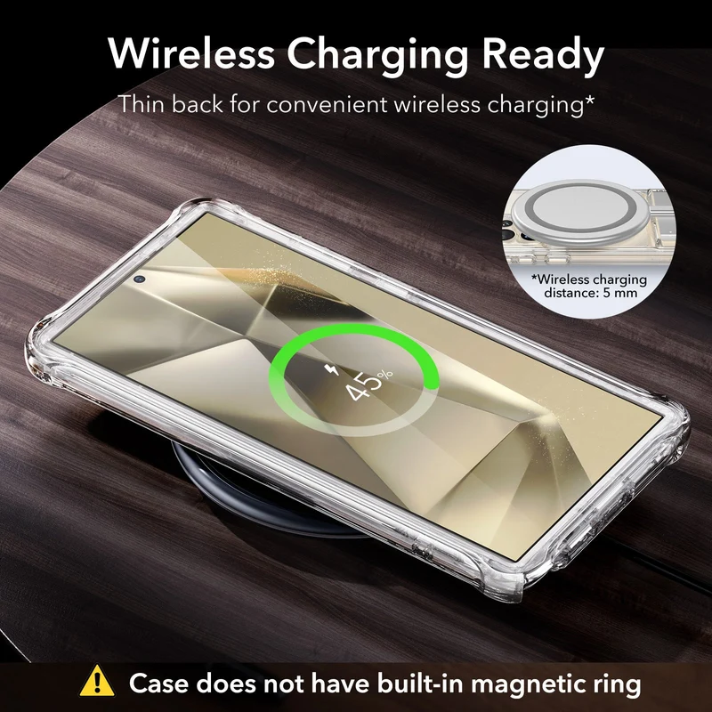 Galaxy S24 Ultra Armor Kickstand Case - Clear
