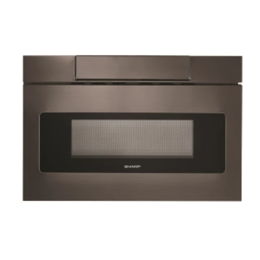 SHARP SMD2477AHC 24-inch 1.2 cu. ft. Built-In Microwave Drawer Oven with Concealed Controls, Black Stainless Steel