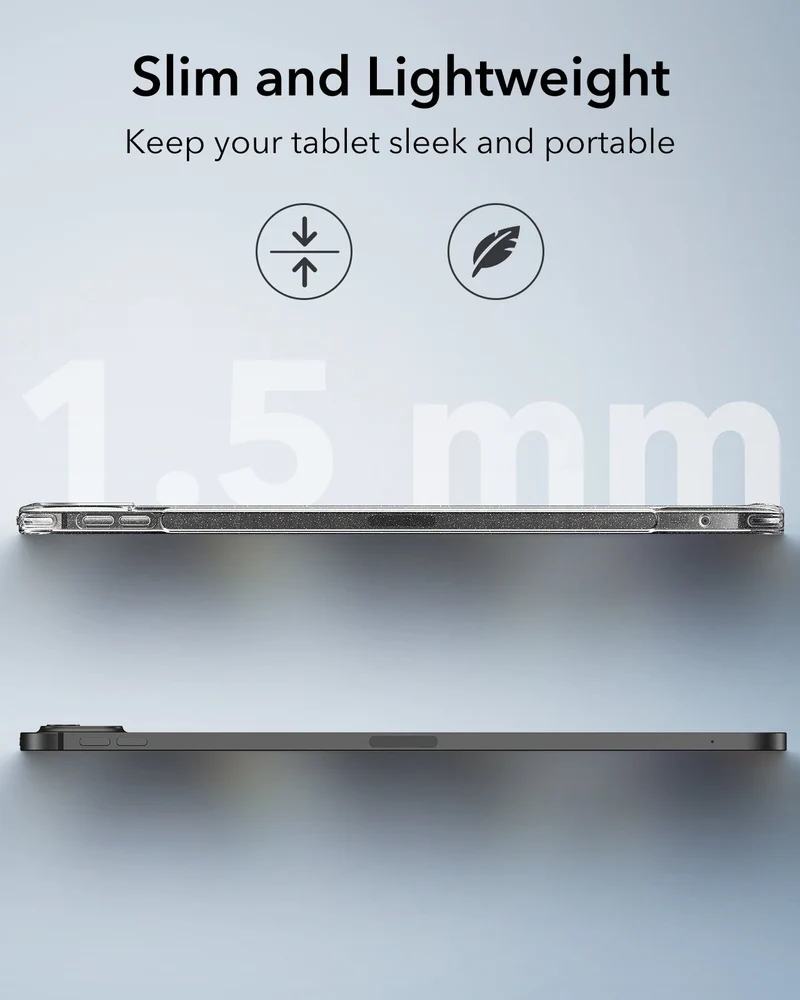 iPad Pro 11ʺ (2024) Classic Hybrid Protection Bundle - Clear Black