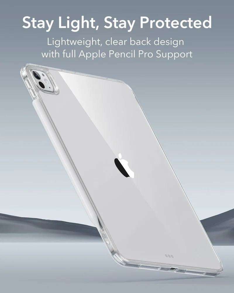 iPad Pro 13ʺ (2024) Classic Hybrid Protection Bundle - Clear
