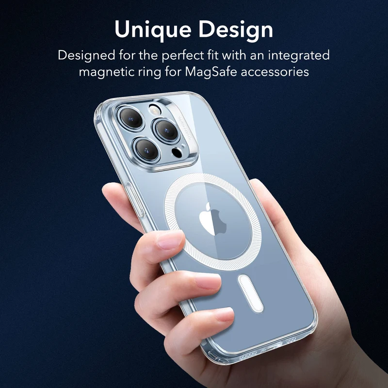 iPhone 13 Pro Zero Clear Case (HaloLock) - Frosted Blue