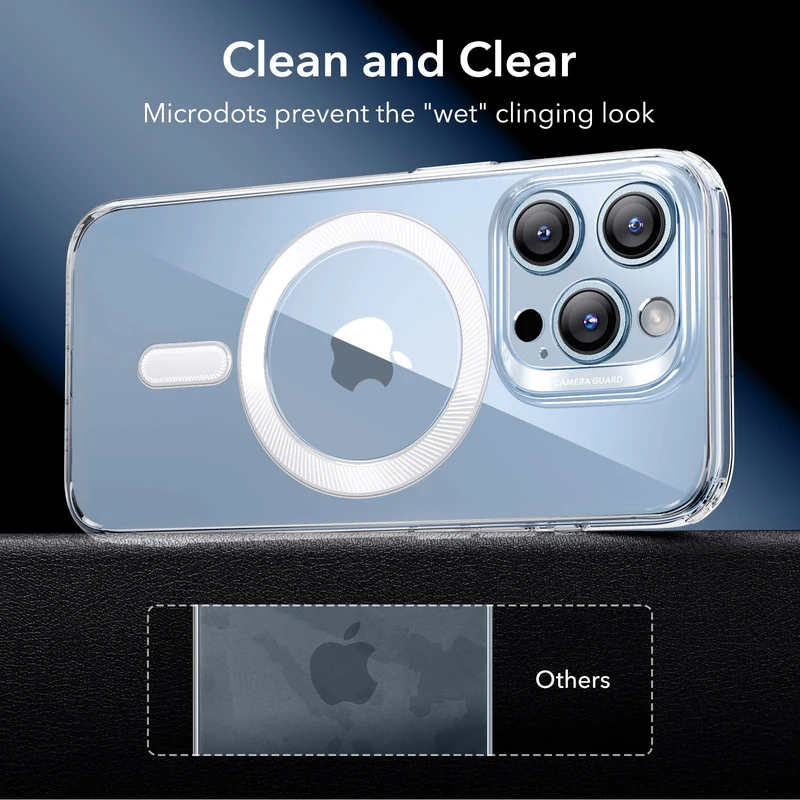 iPhone 13 Pro Zero Clear Case (HaloLock) - Frosted Blue