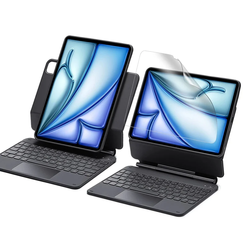 iPad Air 11ʺ (2024) Rebound Magnetic Keyboard Case 360 Paper-Feel Bundle - US Layout-Black