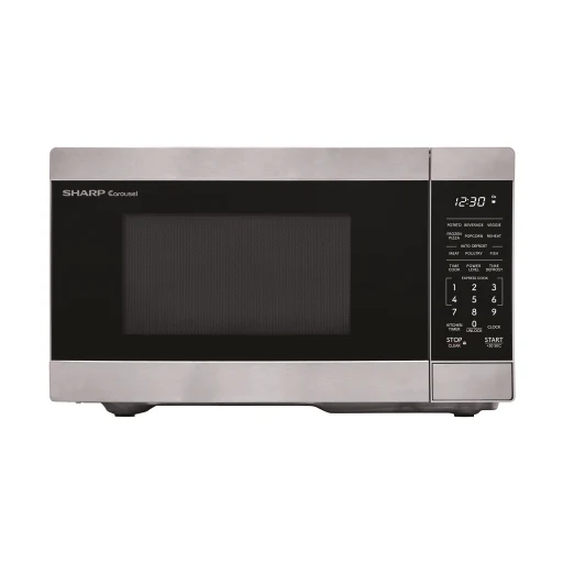 Sharp SMC0762KSC Countertop Microwave Oven ? 0.7 cu. ft. 700W Stainless Steel