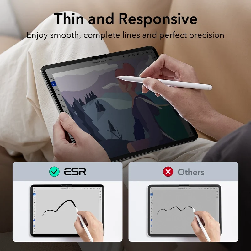 iPad Air 11" (2024) Privacy Magnetic Screen Protector Set - 1 Privacy + 2 Tempered-Glass