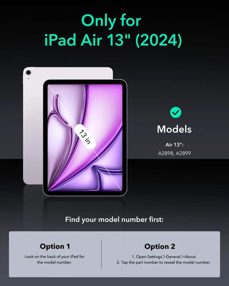iPad Air 13ʺ (2024) Shift Transformation Bundle - Black