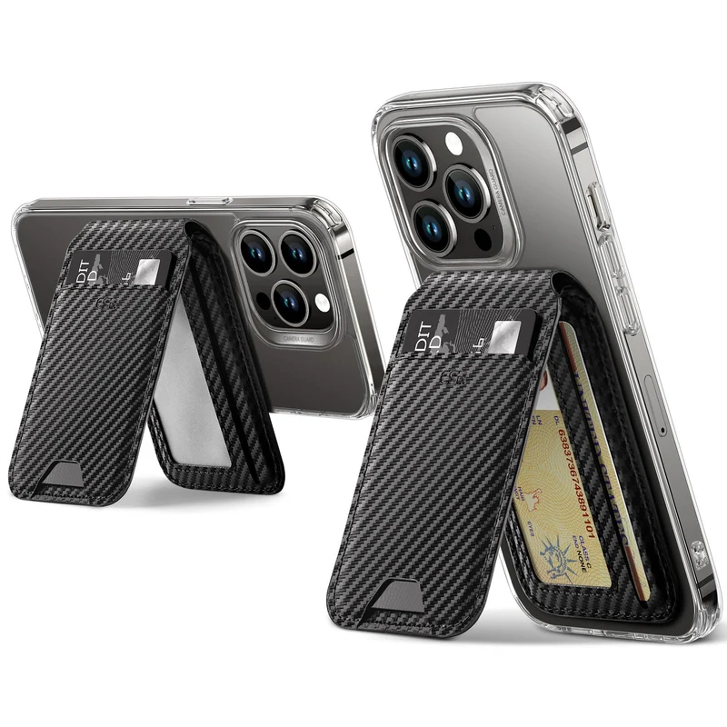 iPhone 14 Pro Max Everyday-Carry Bundle - Black Carbon Fiber