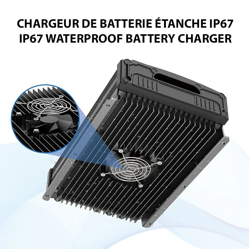 Enerwatt EWC12-10X4 12V 10A x 4 Smart On-Board Charger for Wet/AGM/LiFePO4