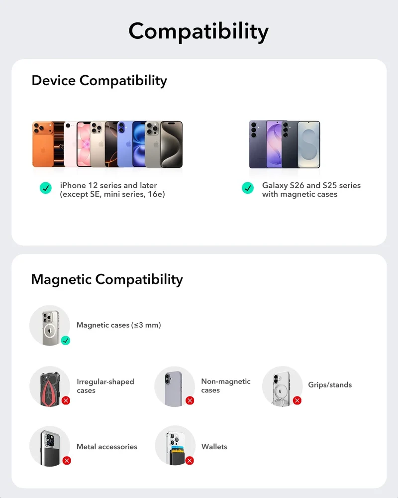 Wireless Car Charger with CryoBoost™ (HaloLock) - Wireless Charger