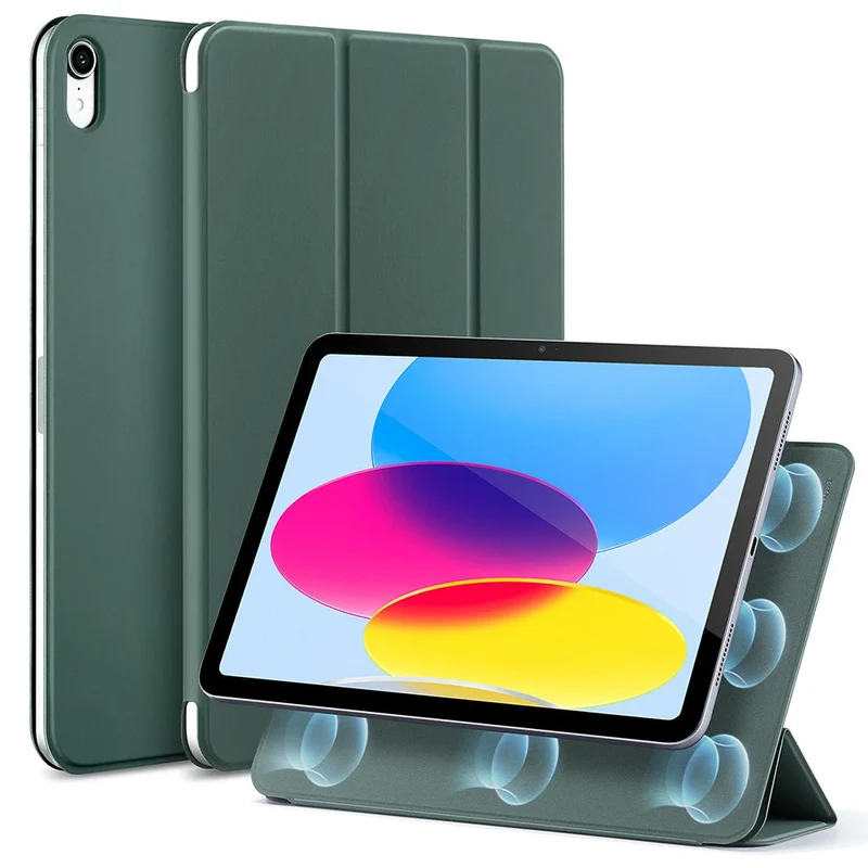 iPad 11“ (A16, 2025)/10th Generation Rebound Magnetic Case - Forest Green