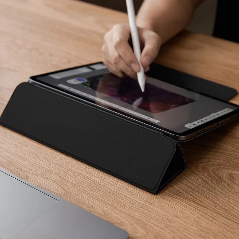 iPad Pro 12.9" (2022/2021/2020) Rebound Magnetic Case - Durable Black