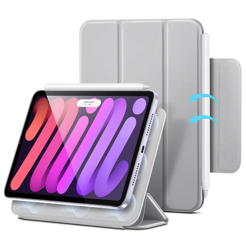 iPad mini 7/mini 6 Rebound Magnetic Case - Gray
