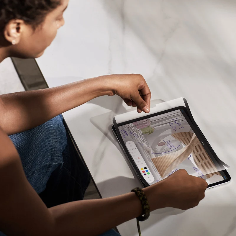 iPad Pro 12.9″ (6th/5th/4th/3rd Gen) Paper-Feel Magnetic Screen Protector - 1 Pack