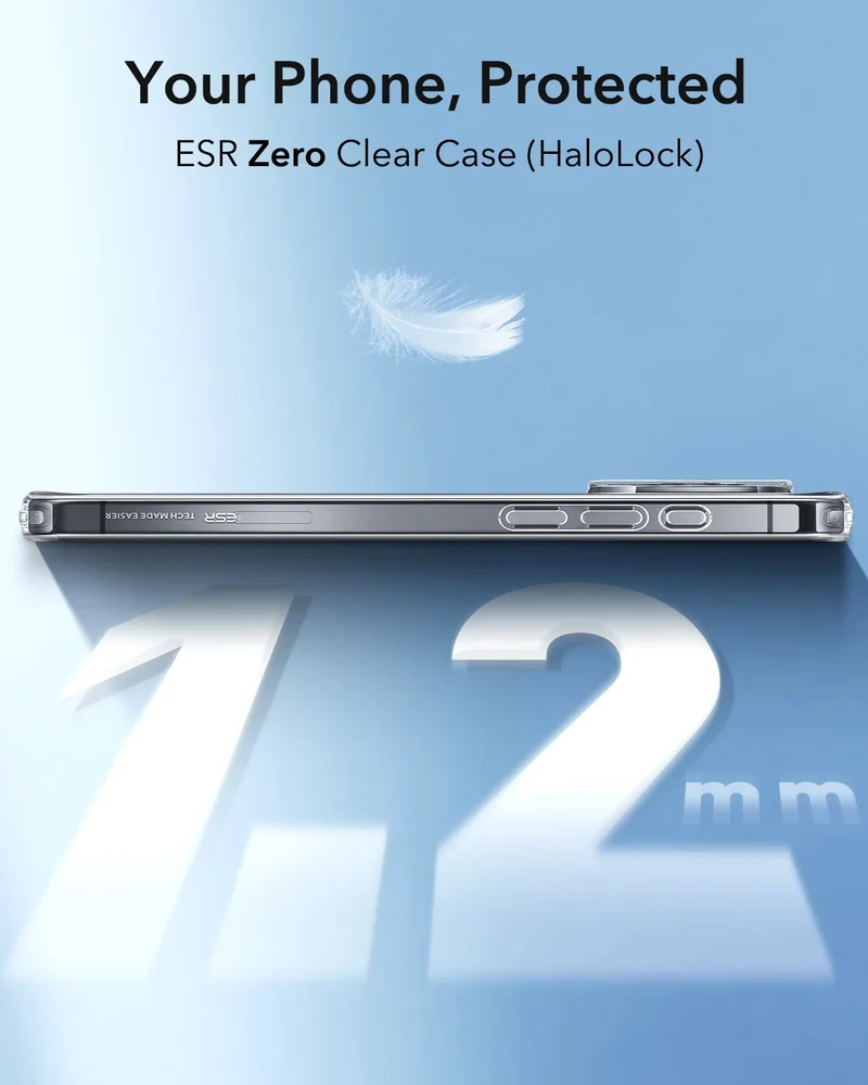 iPhone 16 Pro Max Zero Clear Case (HaloLock) - Clear