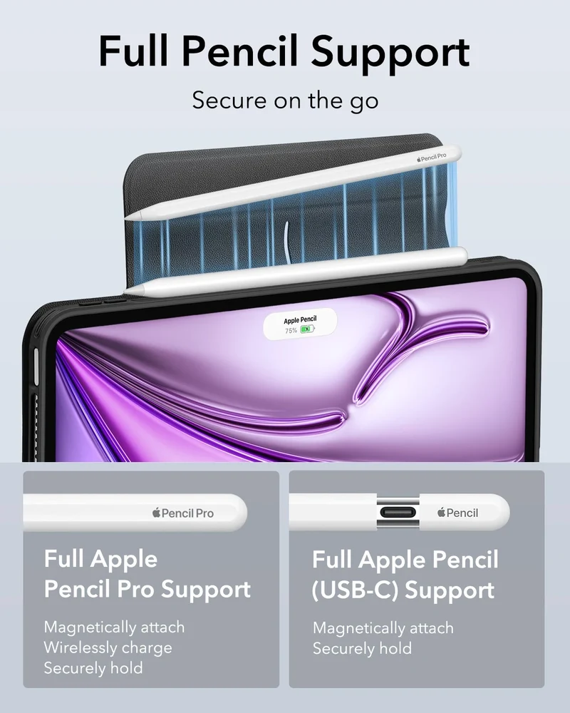 iPad Air 13ʺ (2024) Rebound Hybrid Case 360 - Navy Blue
