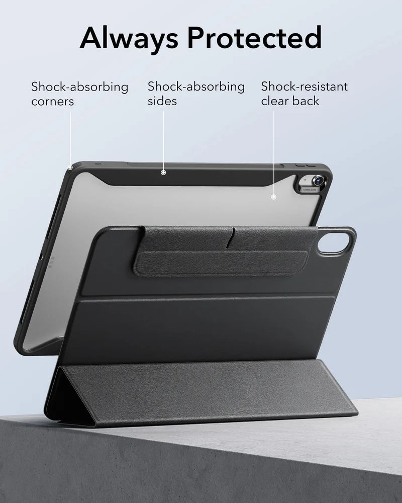iPad Air 13ʺ (2024) Rebound Hybrid Case 360 - Black
