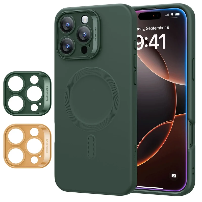 iPhone 16 Pro Max Cloud Soft Case (HaloLock) - Green