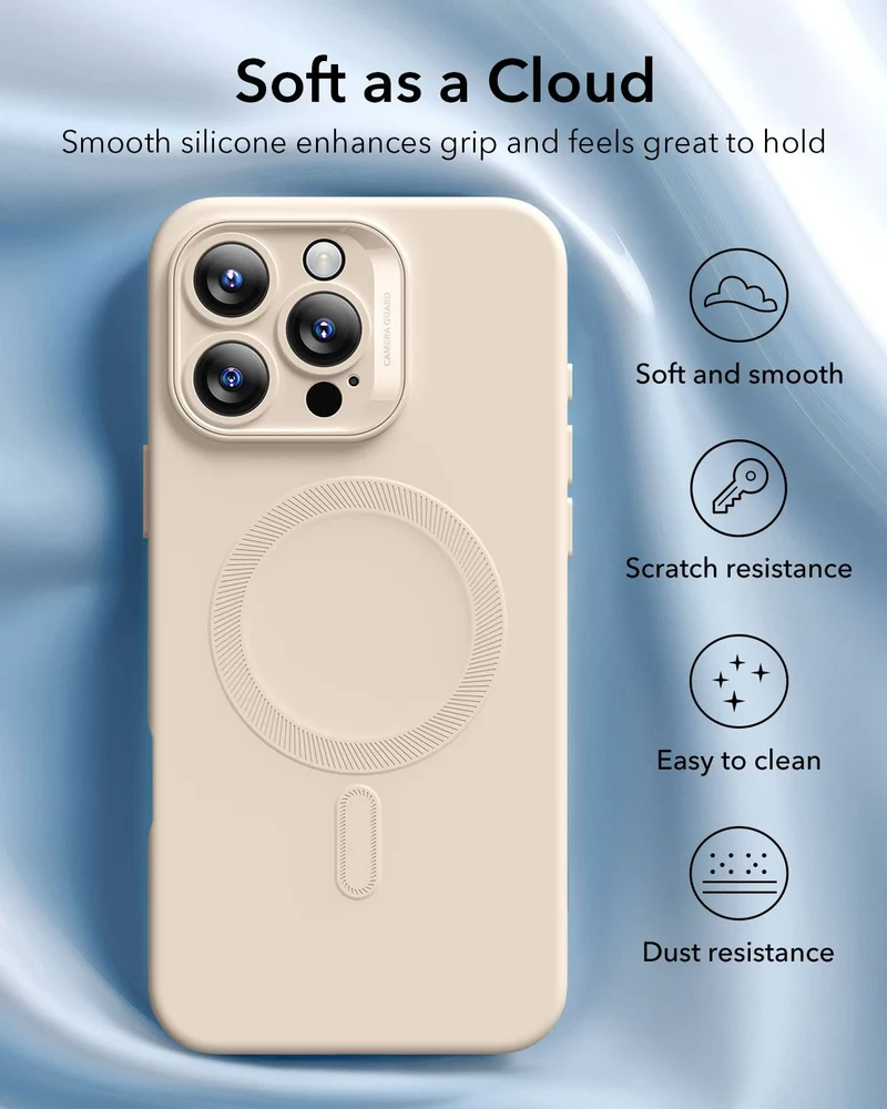 iPhone 16 Pro Max Cloud Soft Case (HaloLock) - Green
