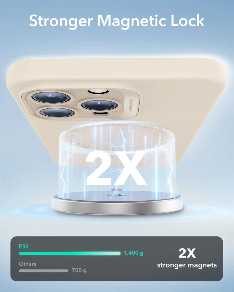 iPhone 16 Pro Max Cloud Soft Case (HaloLock) - Light Tan