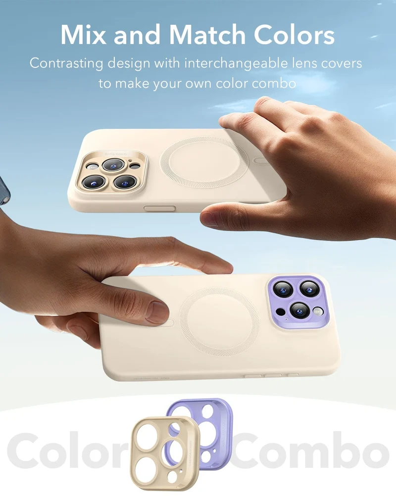 iPhone 16 Pro Cloud Soft Case (HaloLock) - Light Tan