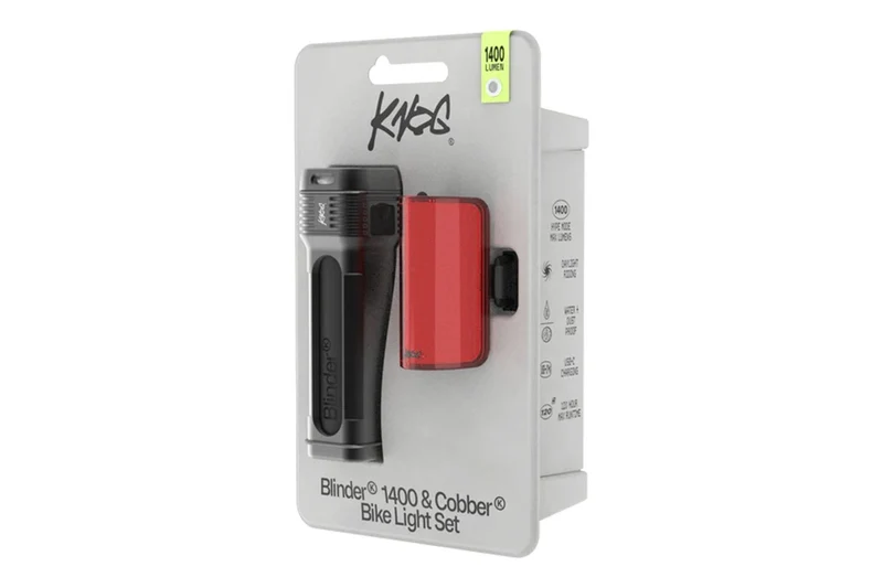 Set d'éclairage Knog Blinder Pro 1400 & Cobber Reflex
