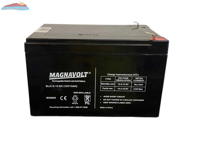 Magnavolt 12V/13AH Sealed Lead Acid Battery - Cycling Series