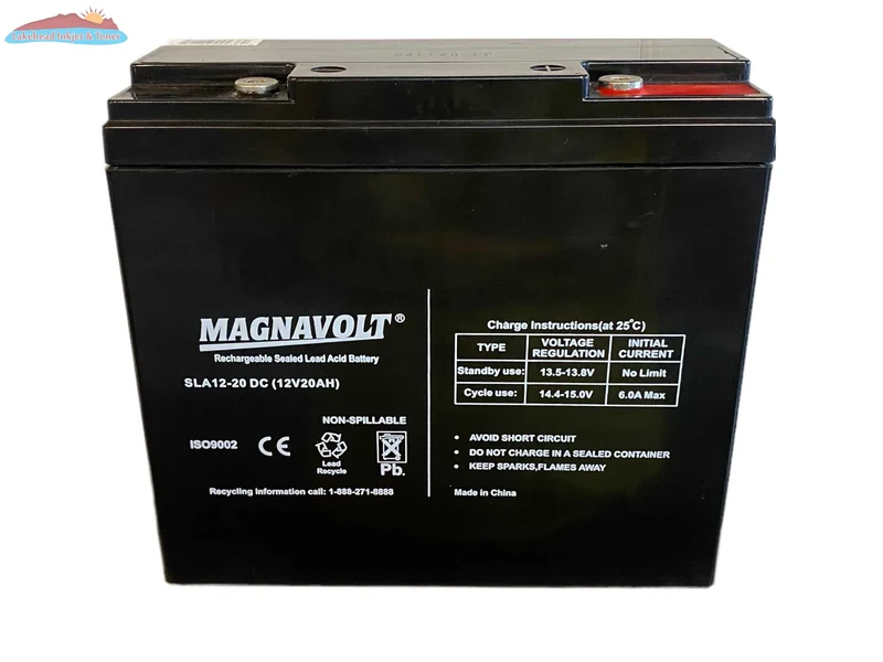Magnavolt 12V/20AH Sealed Lead Acid Battery